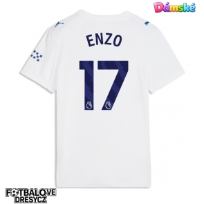 Manchester City Enzo Fernandez #17 Dámské Alternativní Dres 2026-27 Krátký Rukáv